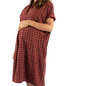 Ingrid & Isabel Everywhere Abstract Print Maternity Tunic Dress